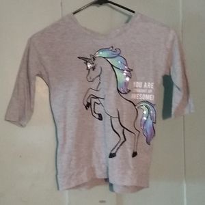 Girl's 3/4 sleeve shirt